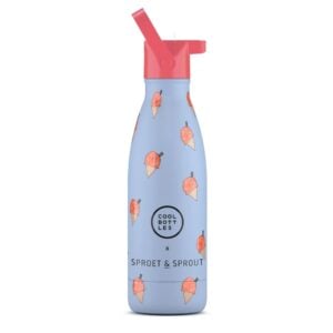 Cool Bottles - Kids Triple-Insulated Water Bottle - SPRT & Blue Scoop 350ml