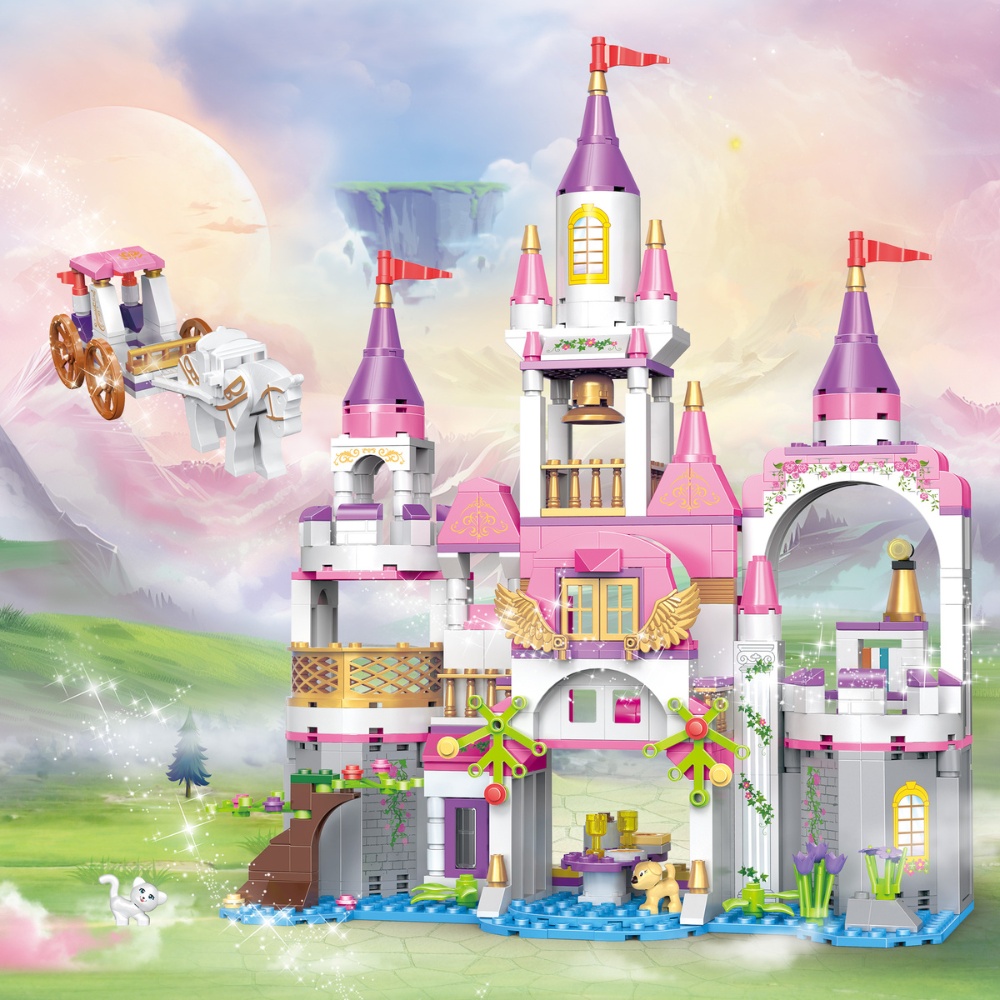Cogo - Building Block Set - Fairytale Dream Castle - 516 Pieces - Image 3