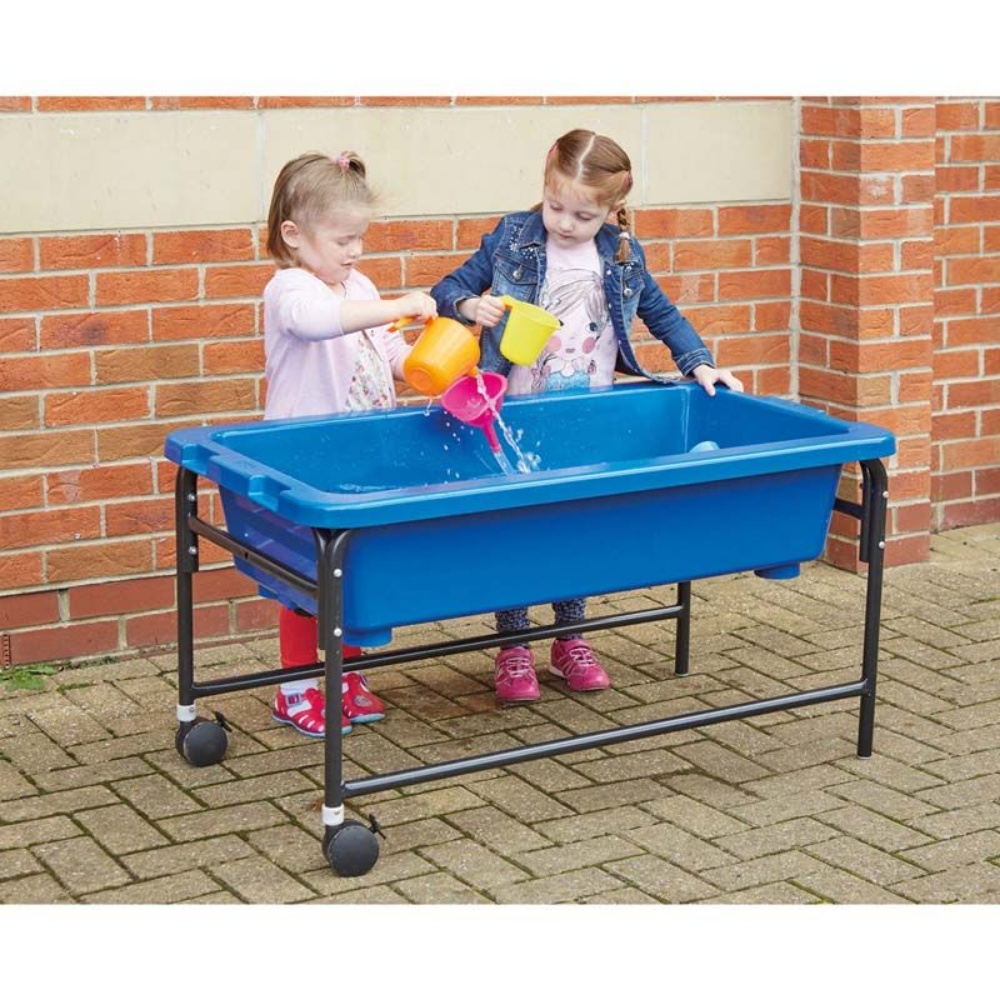 EDX Education - Sand & Water Tray Blue 58cm - w/o Lid - Image 3