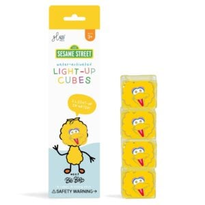 Glo Pals - Water Activated Light-Up Sensory Toys - Big Bird Sesame Street (4 Pack)