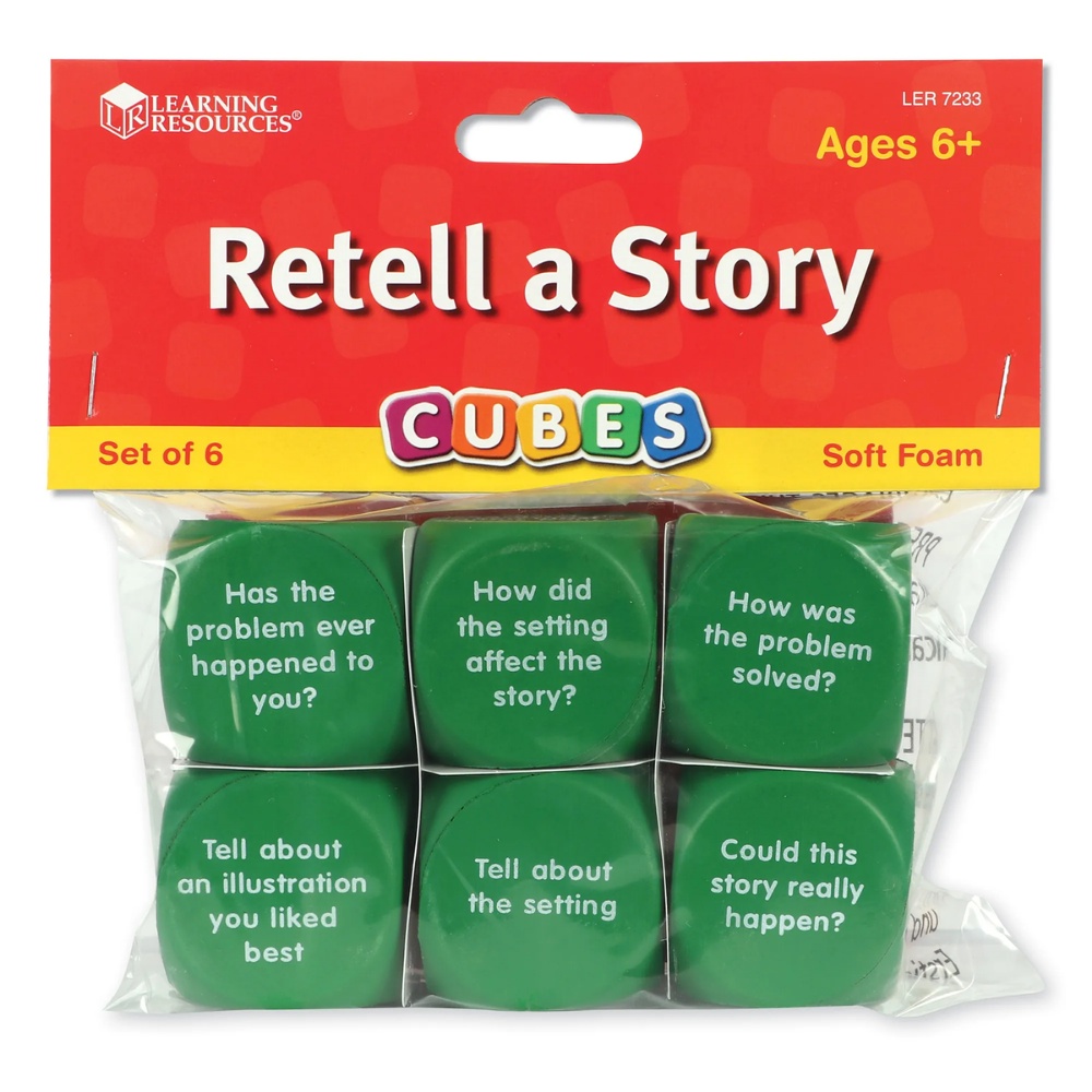 Learning Resources - Retell A Story Cubes: Reading Comprehension Game Ages 5+ - Image 2