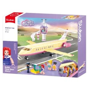 Sluban Building Set: Girls Dream - Plane - 384pcs