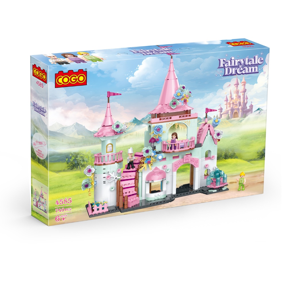 Cogo - Building Block Set - Fairytale Dream Castle - 740 Pieces - Image 8