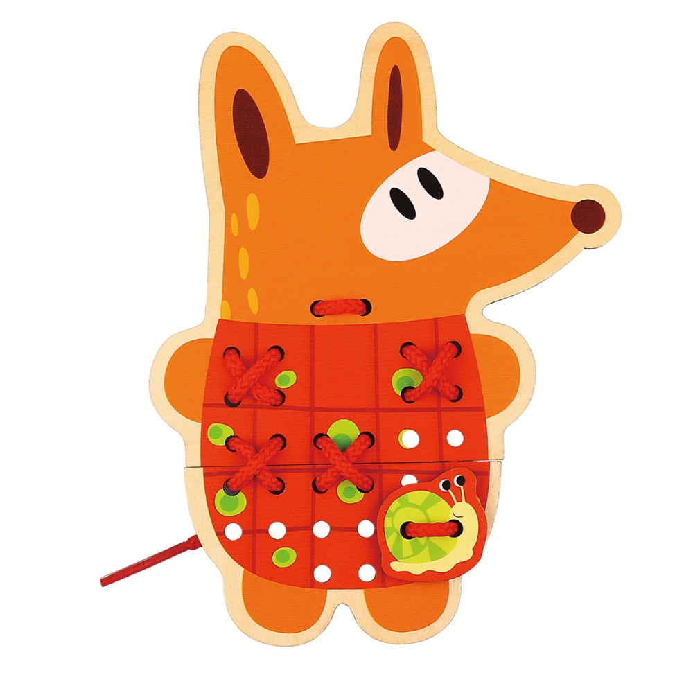 TookyToy - Lacing & Threading Animals: Fine Motor Activity Set - 15pcs - Image 5