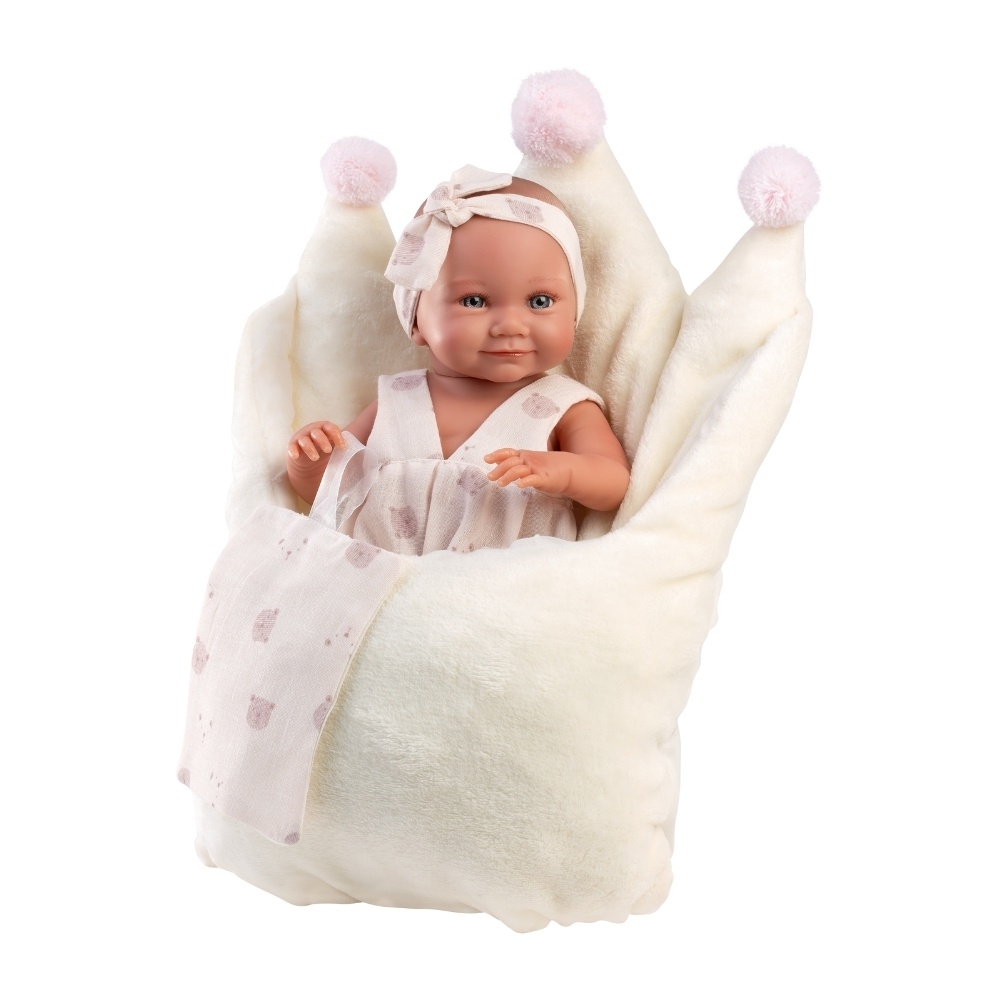 Llorens - Anatomically Correct Baby Girl Doll with Clothing & Sleeping-bag: Nica - 40cm - Image 6