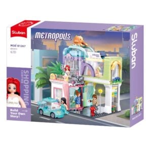 Sluban Building Set: Metropolis - D.C Crowne Hotel - 435 Pieces