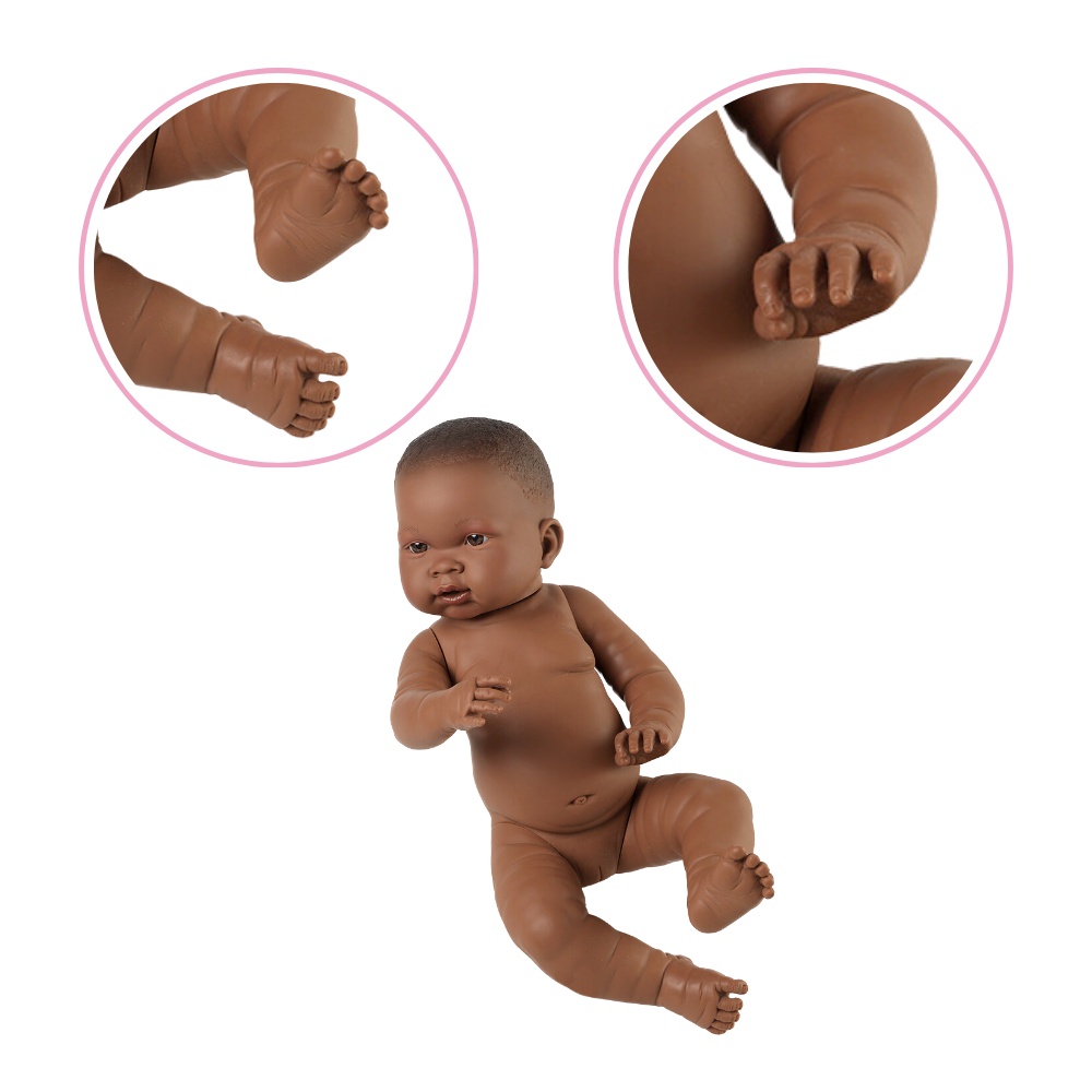 Llorens - Anatomically Correct Baby Girl Doll: Nahia - 45cm - Image 3