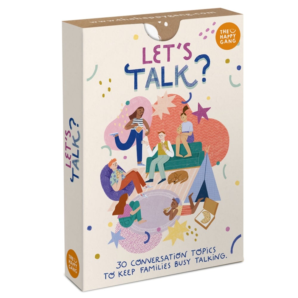 The Happy Gang - Let's Talk - Life Skills Flashcards for Parents & Kids