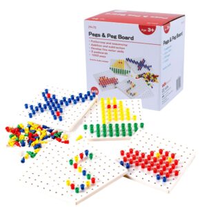 EDX Education - Pegboard Set S 5pc & 1000 Pegs Polybag