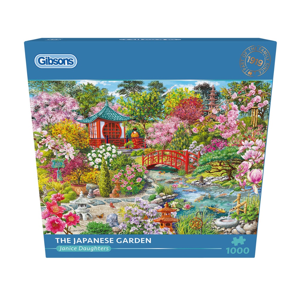 Gibsons - The Japanese Garden - 1000 Piece Jigsaw Puzzle - Image 4