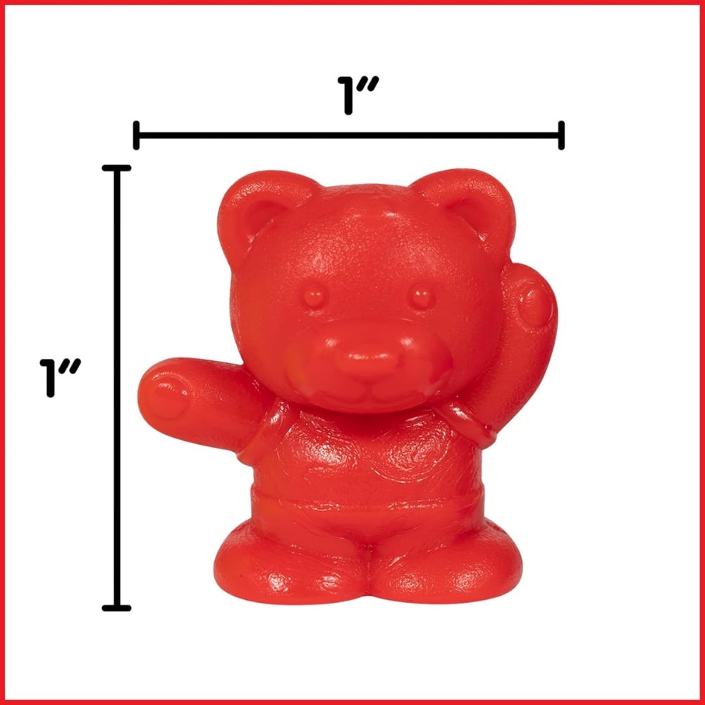 EDX Education - Counters - Bears Weighted 6 Colours - 96Pc Polybag - Image 5