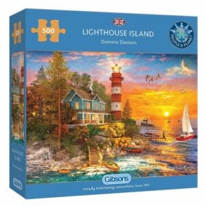 Gibsons - Lighthouse Island - 500 Piece Jigsaw Puzzle