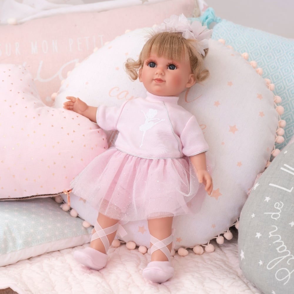 Llorens - Baby Girl Doll with Clothing & Accessories: Elena Ballet - 35cm - Image 2
