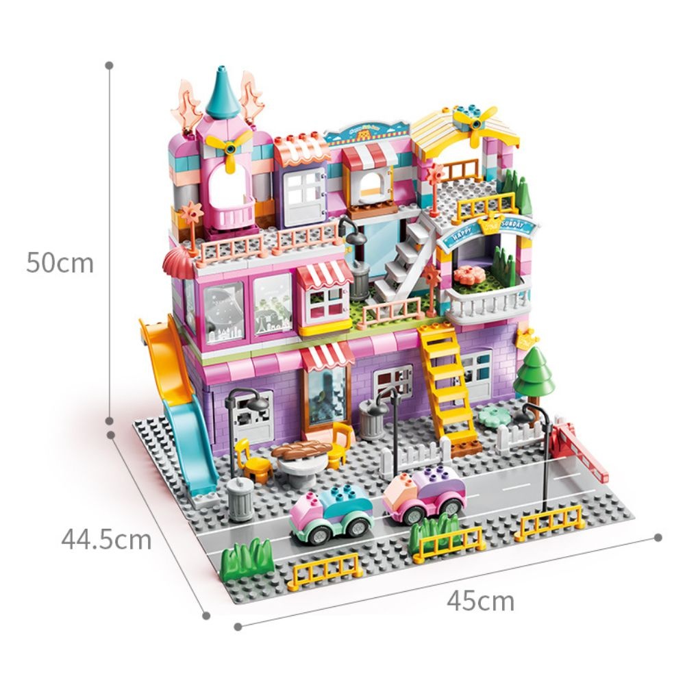 Feelo - Building Block Set - Girls Villa - 400 Pieces - Image 6