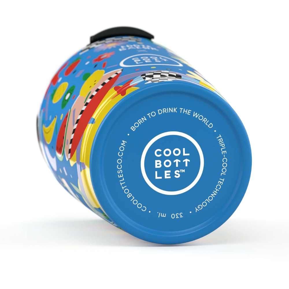 Cool Bottles - Triple-Insulated Travel Tumbler - Sunshine Fiesta 330ml - Image 3