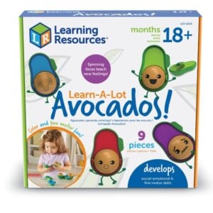 Learning Resources - Learn-A-Lot Avocados SEL Emotions Fine Motor Toy for Toddlers