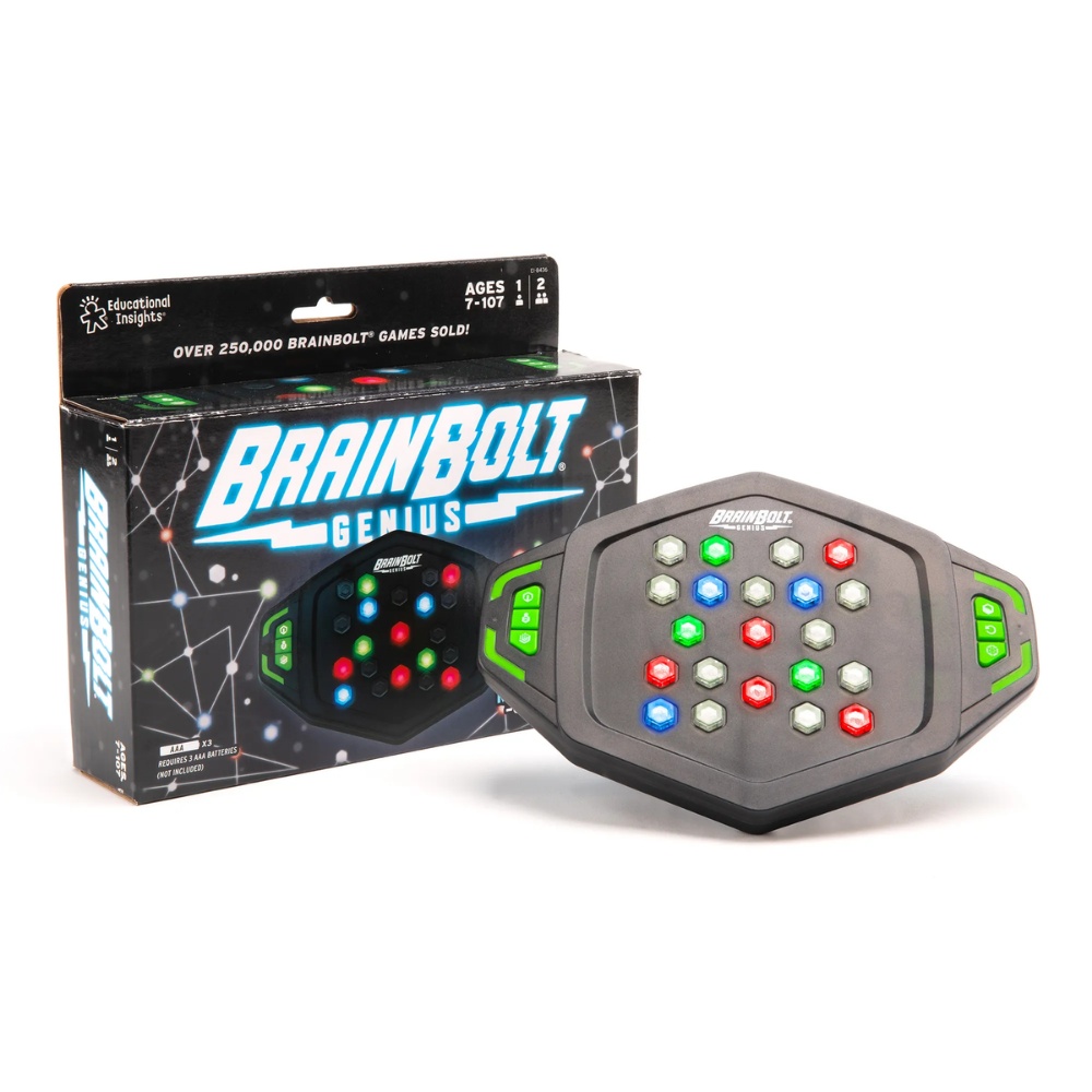Educational Insights - BrainBolt® Genius: Electronic Memory Game with Lights & Sound
