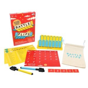 Big Potato Games - Battle Flips - The Word vs Word Family Game - 2 Players