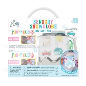 Glo Pals - DIY Sensory Play Jar - Snowglobe