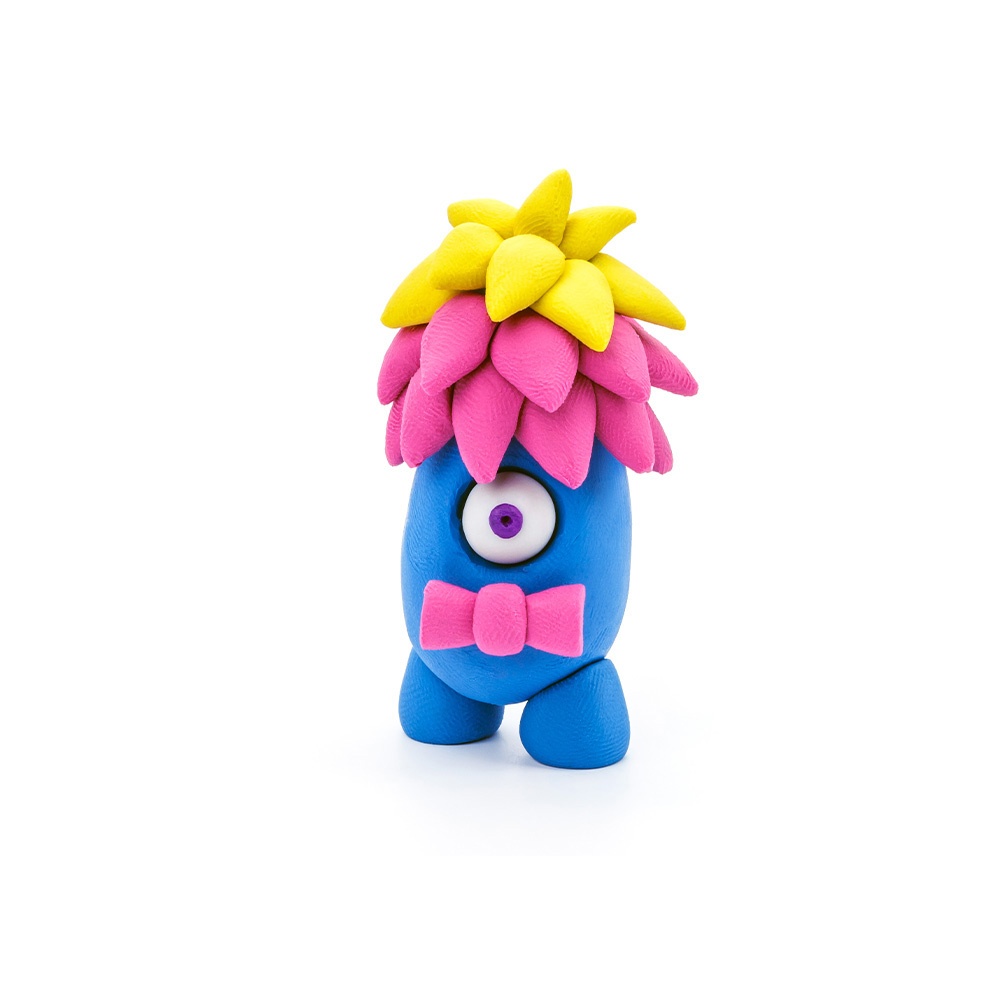 Hey Clay - Modelling Air-Dry Clay with Fun Interactive App - Hipster, series Monsters, 3 cans-** - Image 3