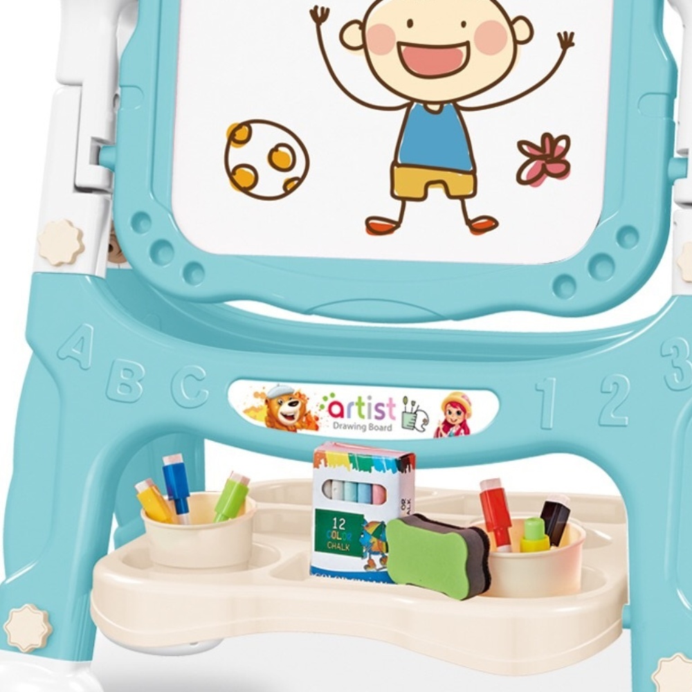 Cogo - Double-Sided Easel - Magnetic Drawing Board & Accessories - Image 2