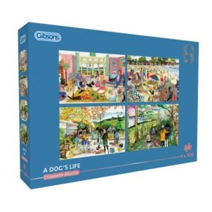 Gibsons - A Dog's Life - 4 x 500 Piece Jigsaw Puzzles