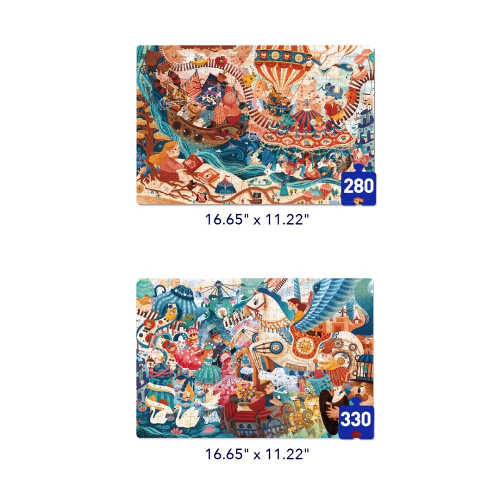 Mideer - Level Up Jigsaw Puzzle for Kids - 2-in-1 - Level 8 Fairytale Land - Image 3