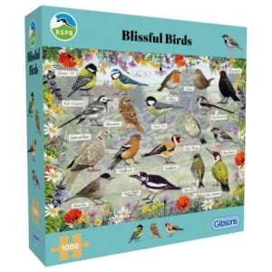 Gibsons - RSPB: Blissful Birds - 1000 Piece Jigsaw Puzzle