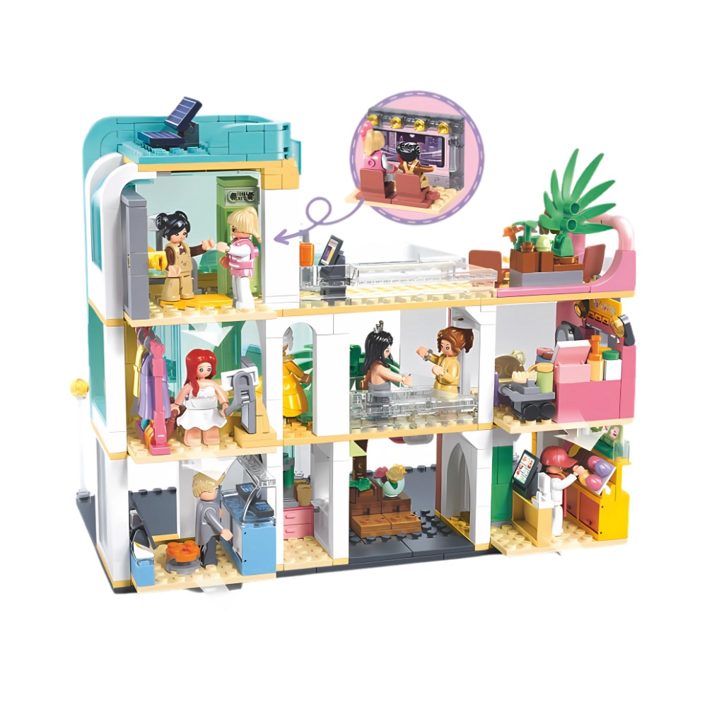 Sluban Building Set: Metropolis - D.C. Department Store - 725 Pieces - Image 3