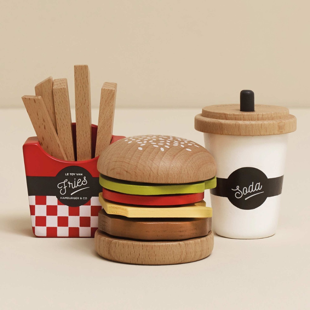 Le Toy Van - Gourmet Hamburger Set - 13pcs - Image 2