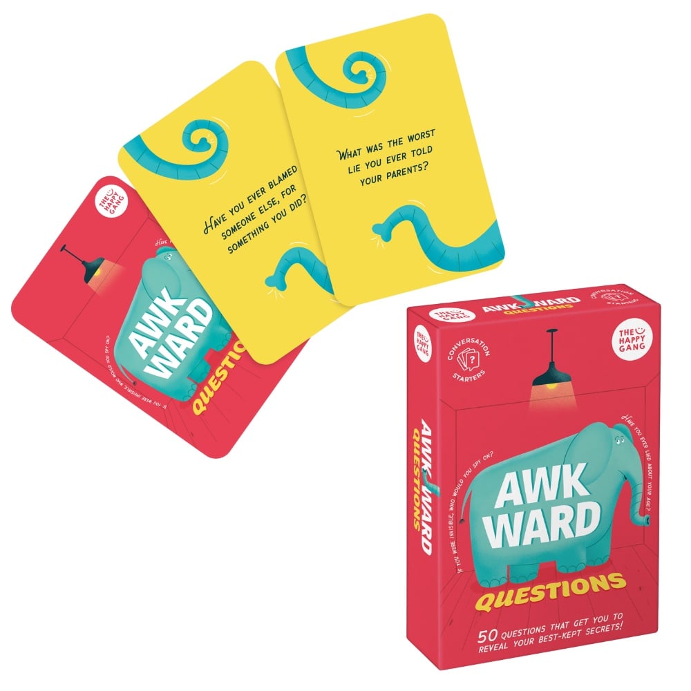 The Happy Gang - Awkward Questions Family Card Game for Kids & Adults - Image 4