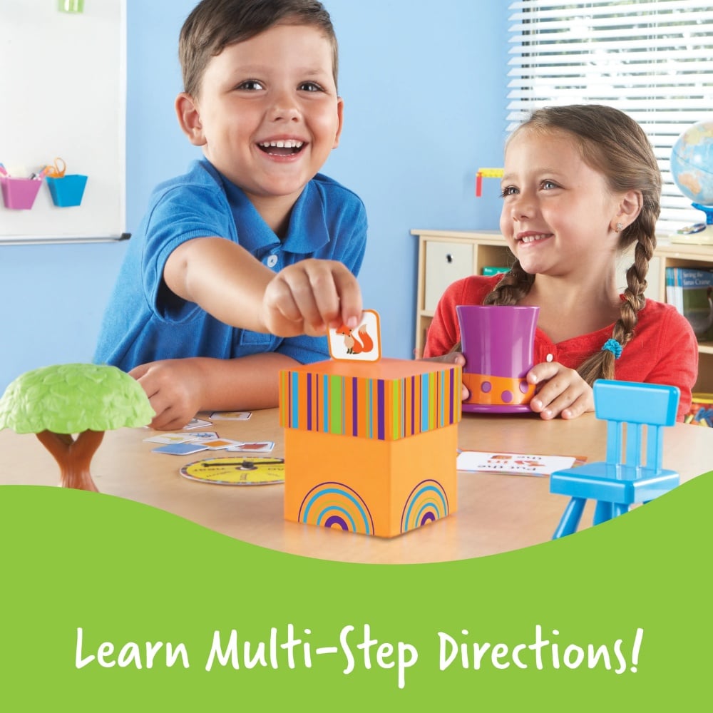 Learning Resources - Fox in the Box Positional Words Activity Set - Image 4