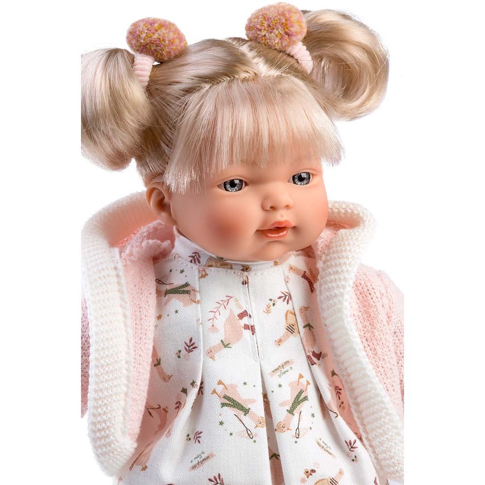 Llorens - Baby Girl Doll with Crying Mechanism, Clothing & Accessories: Roberta - 33cm - Image 2