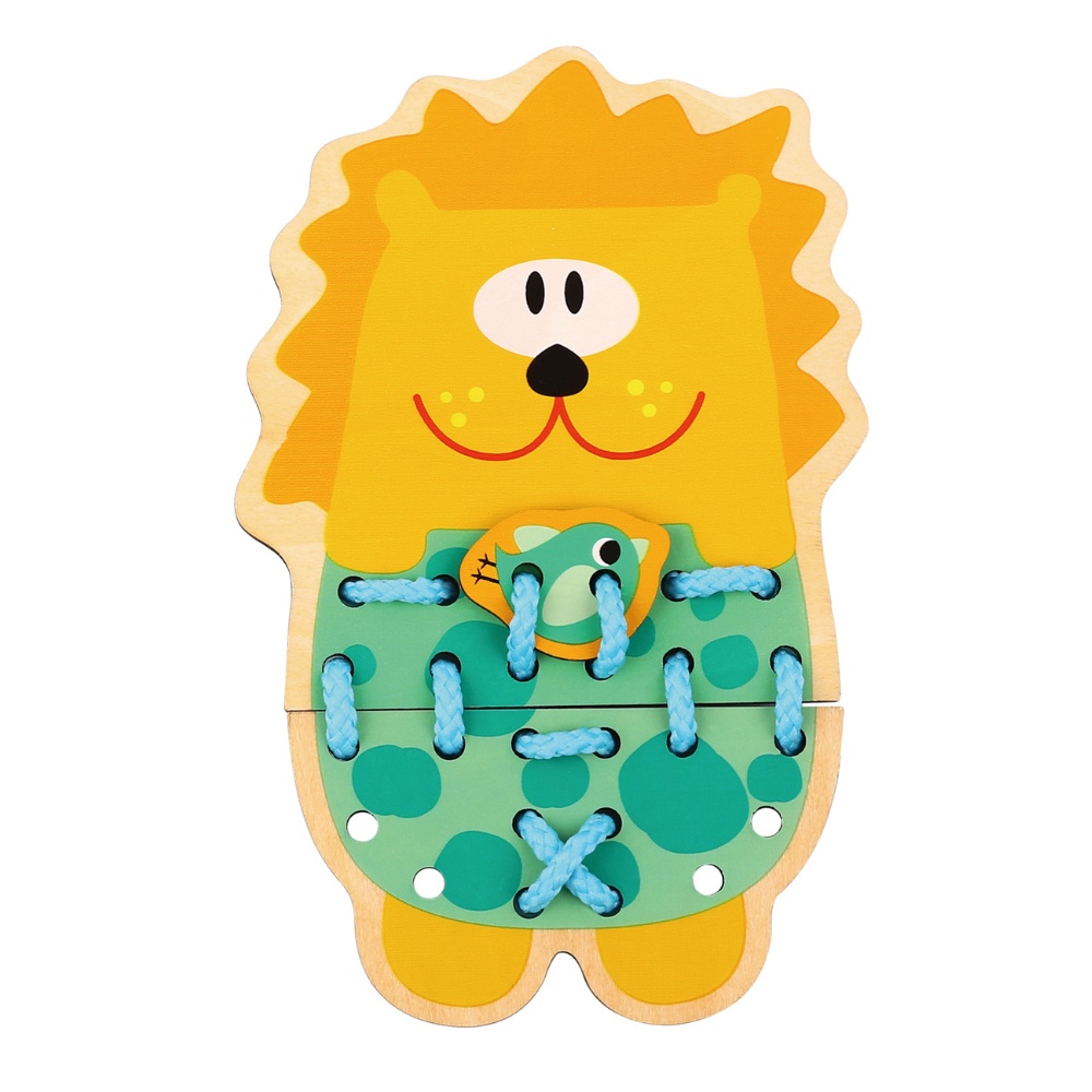 TookyToy - Lacing & Threading Animals: Fine Motor Activity Set - 15pcs - Image 4