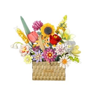 Feelo - Flower Basket Building Block Set - 1614 Pieces