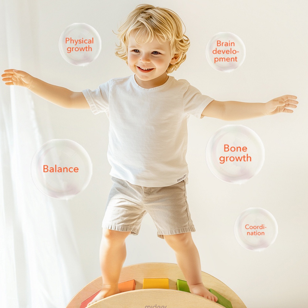Mideer - Wooden Climbing & Rocking Rainbow Arch: Indoor Toy - Image 6