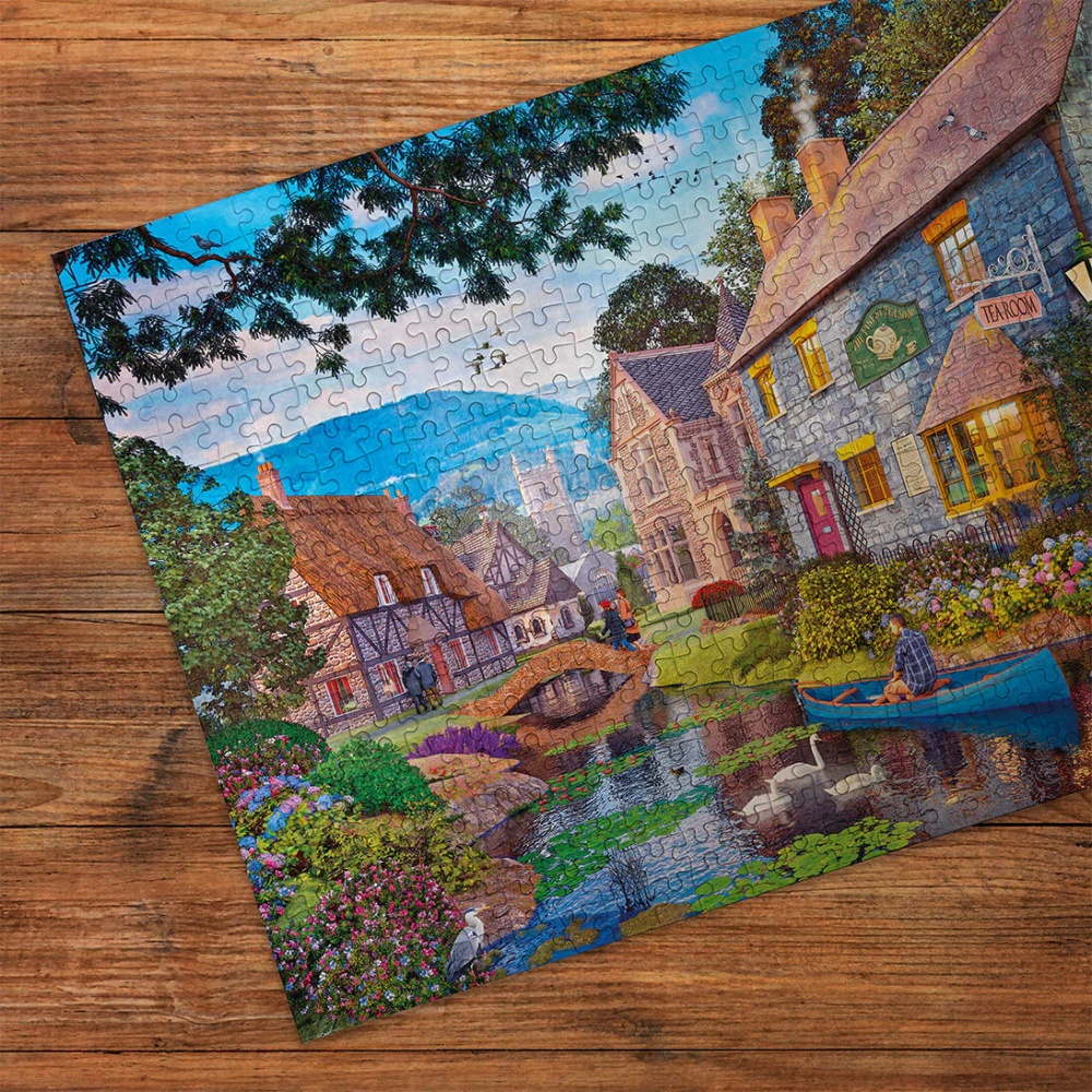 Gibsons - Tea on the River - 500 Piece Jigsaw Puzzle - Image 3