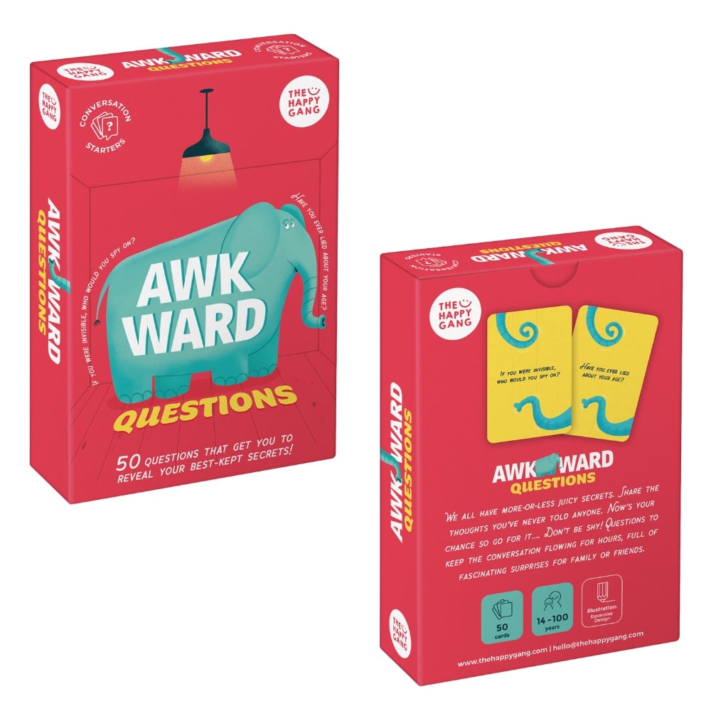The Happy Gang - Awkward Questions Family Card Game for Kids & Adults - Image 5