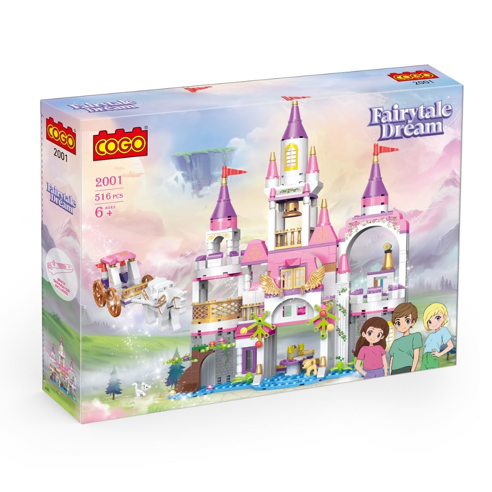 Cogo - Building Block Set - Fairytale Dream Castle - 516 Pieces - Image 9