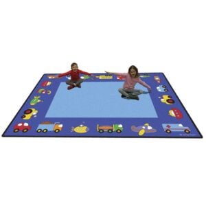 Learning Classroom Carpets - Vehicles - Rectangle - 257 x 178 cm