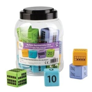 Hand2Mind - Multiple Representation Dice: Early Math Learning Activity - 16pcs