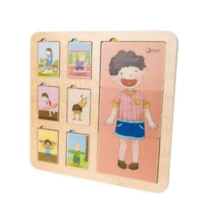 Classic World - Layered Wooden Body Puzzle - 19pcs