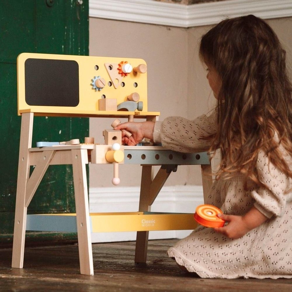 Classic World - Pretend & Play - Modern Tool Bench - Image 3