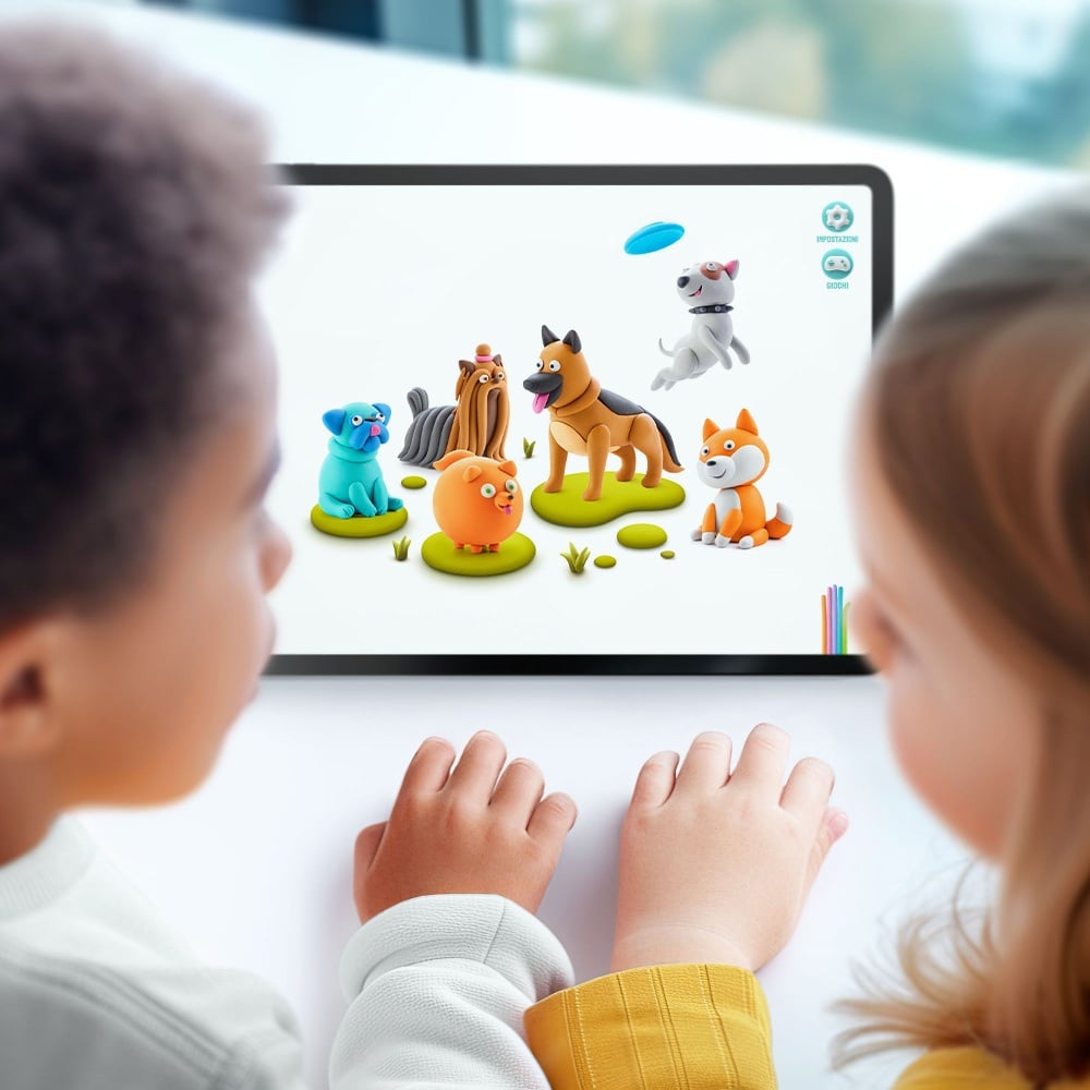 Hey Clay - Modelling Air-Dry Clay with Fun Interactive App - Dog Story, 15 cans - Image 5