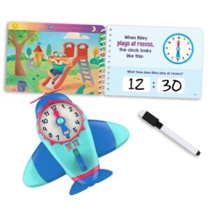 Educational Insights - Time to Learn Telling Time Activity Toy for Kids