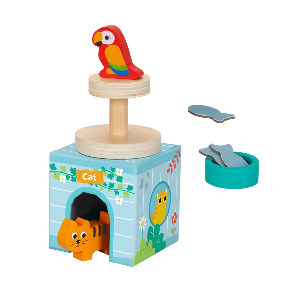 hi Pando - Wooden Pet Home Play Set - 19pcs - Image 6