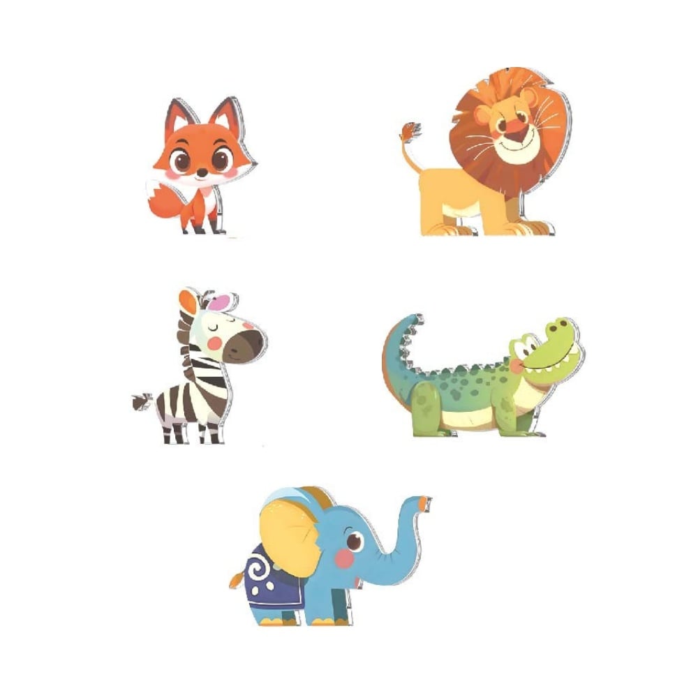 Magnetic Tiles - Wild Animals Set - 70 Pieces - Image 5