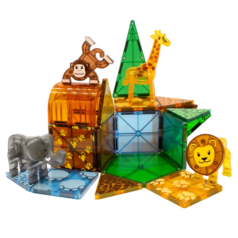 Magna-Tiles - Magnetic Construction Set - Safari Animals Set - 25pcs - Image 5