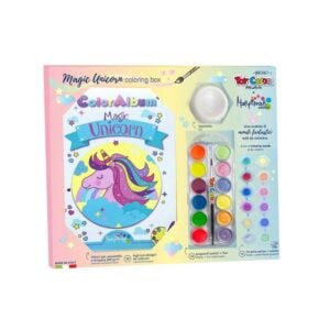 Toy Color - Magic Unicorn Painting Gift Set - Watercolours + Tempera - 32pcs