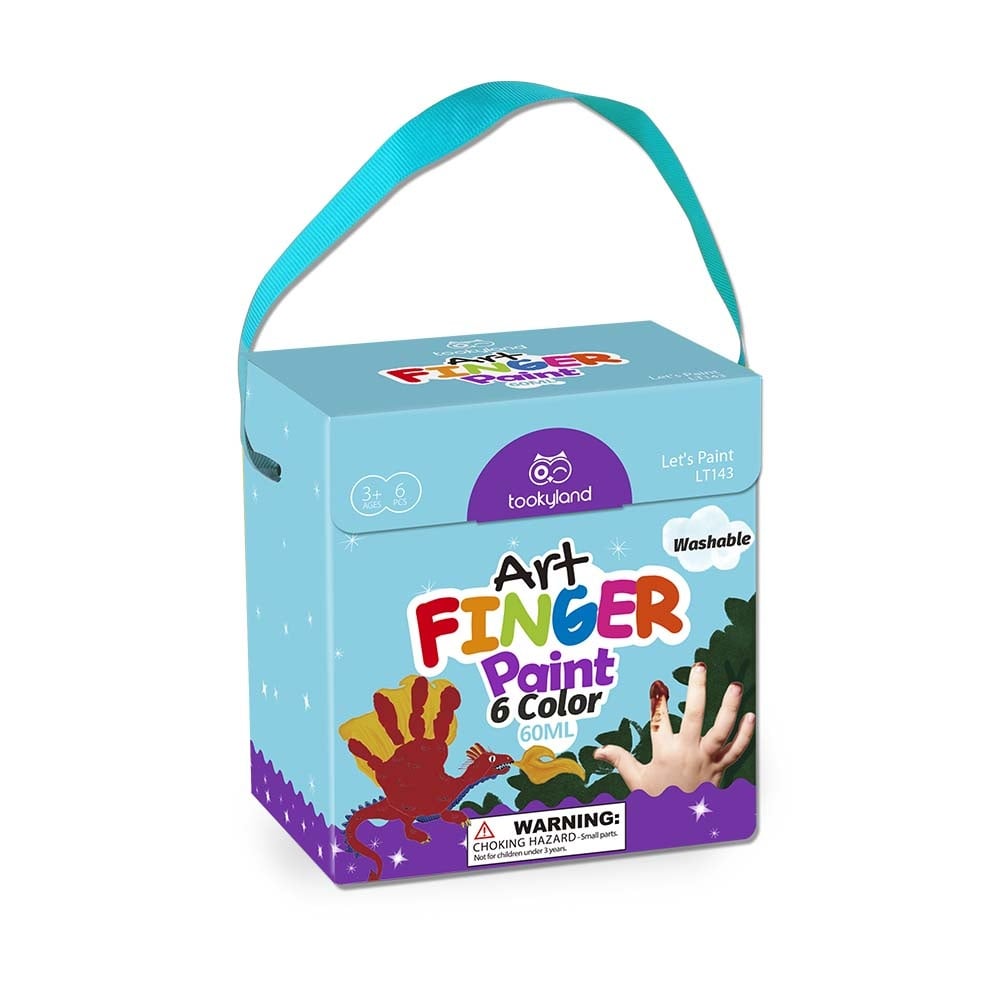 TookyToy - Finger Paint - 6 Colors - 60ml - Image 4